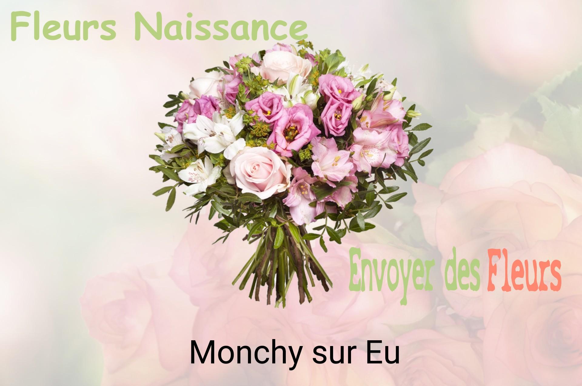 Bouquet de fleurs de naissance livré à Monchy-sur-Eu
